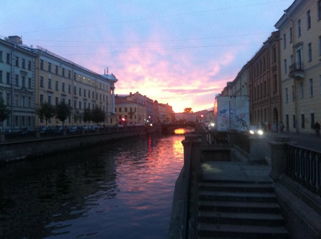 солнце в канале