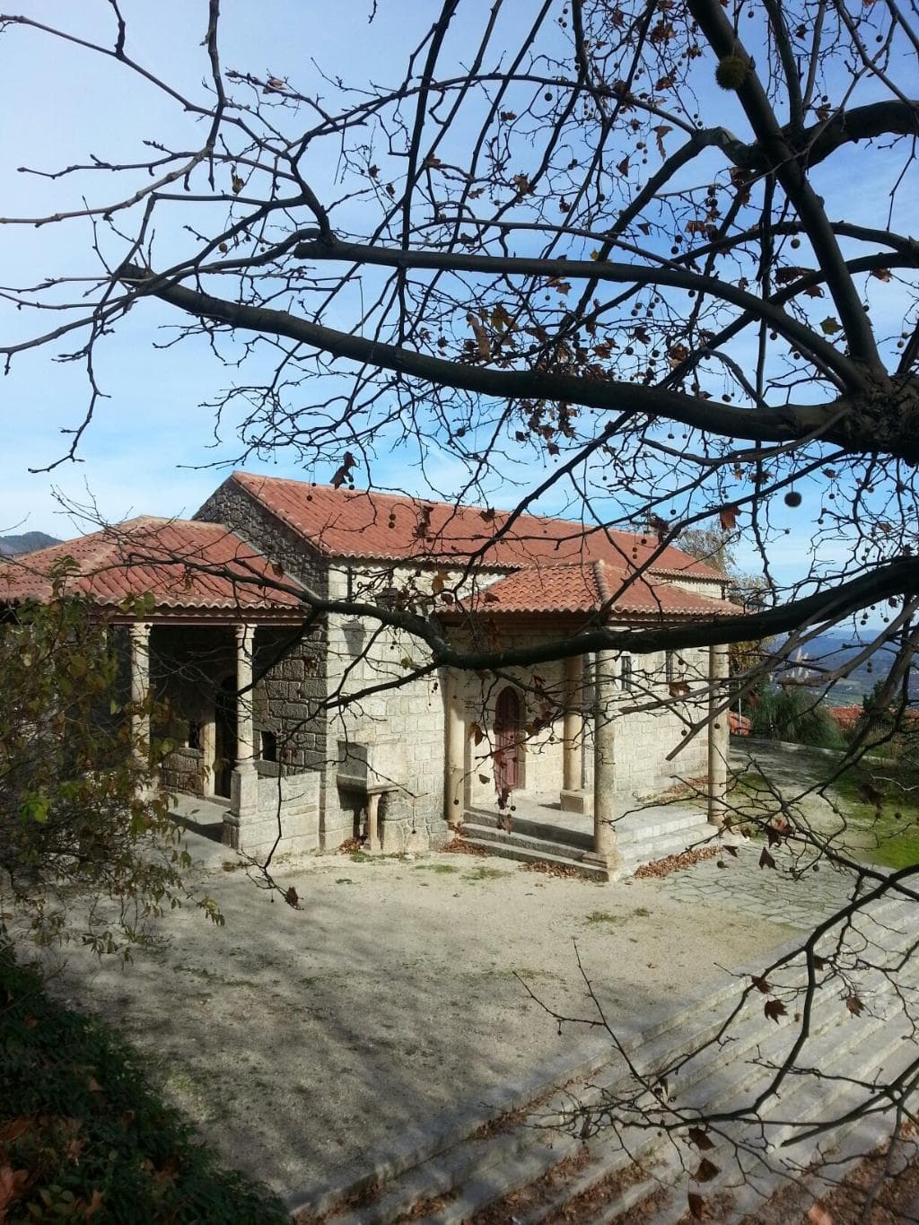 Vista principal do calvário.