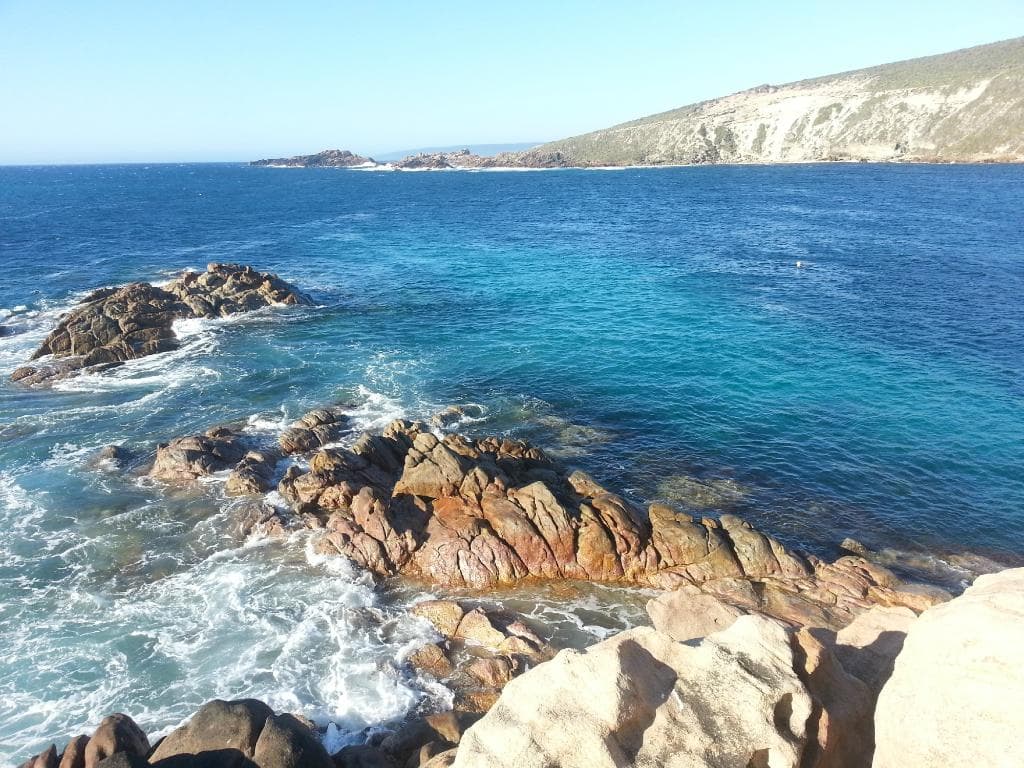 View from Injidup beach carpark (Rock area)