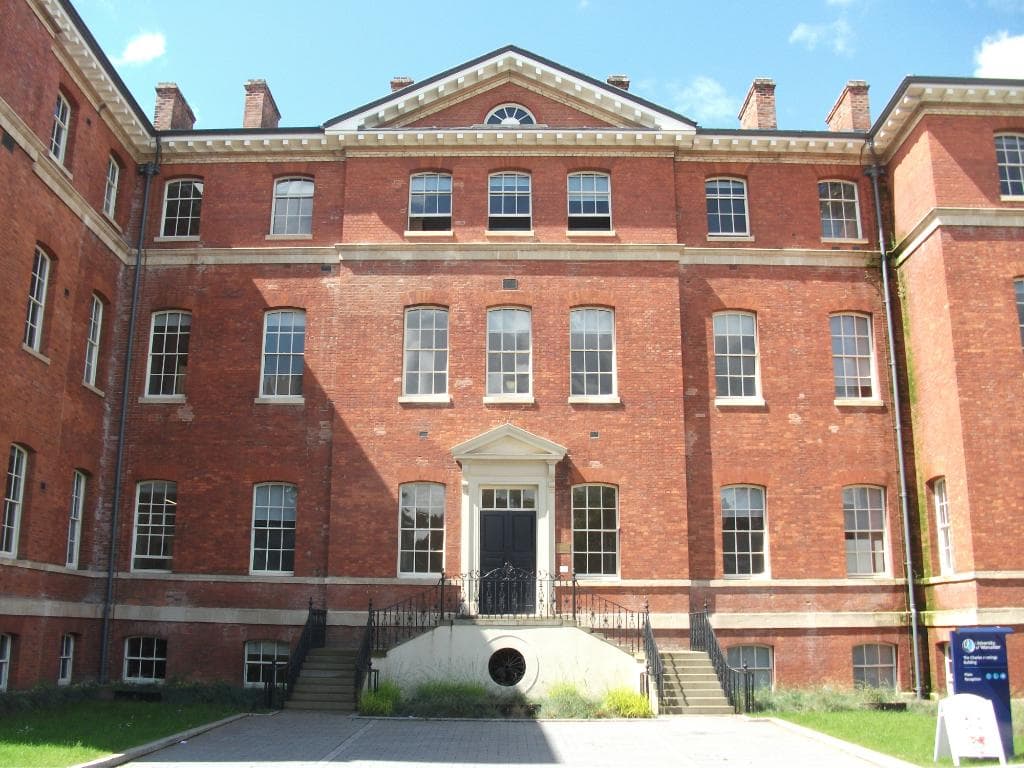 Old Worcester Royal Infirmary now University and The Infirmary exhibition inside