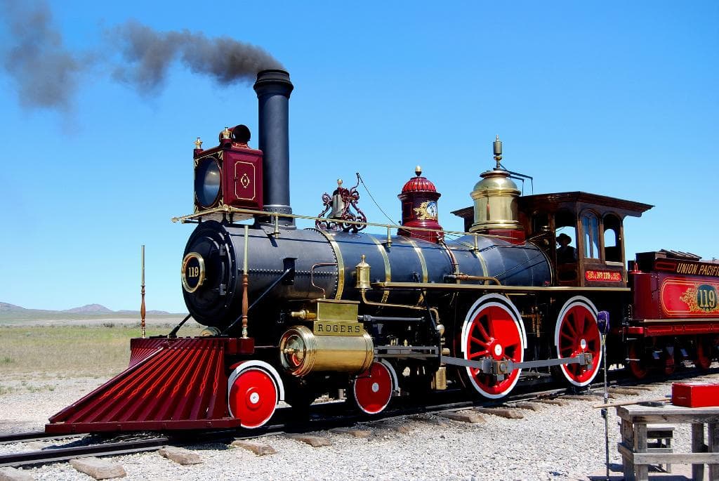 Union Pacific No. 119 Steamed up