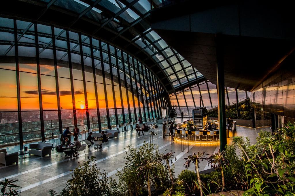 Sunset at Sky Garden