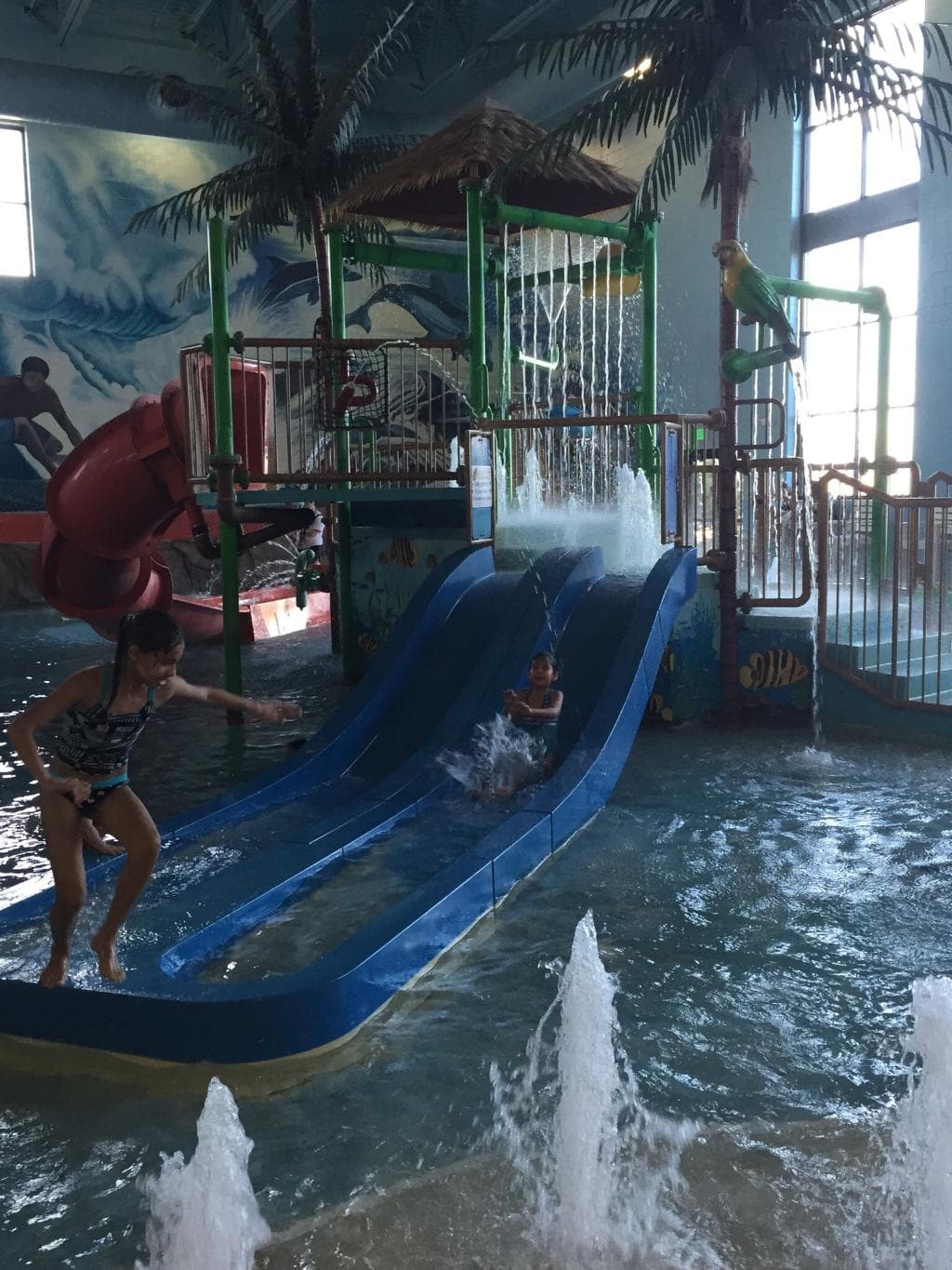 Splash area