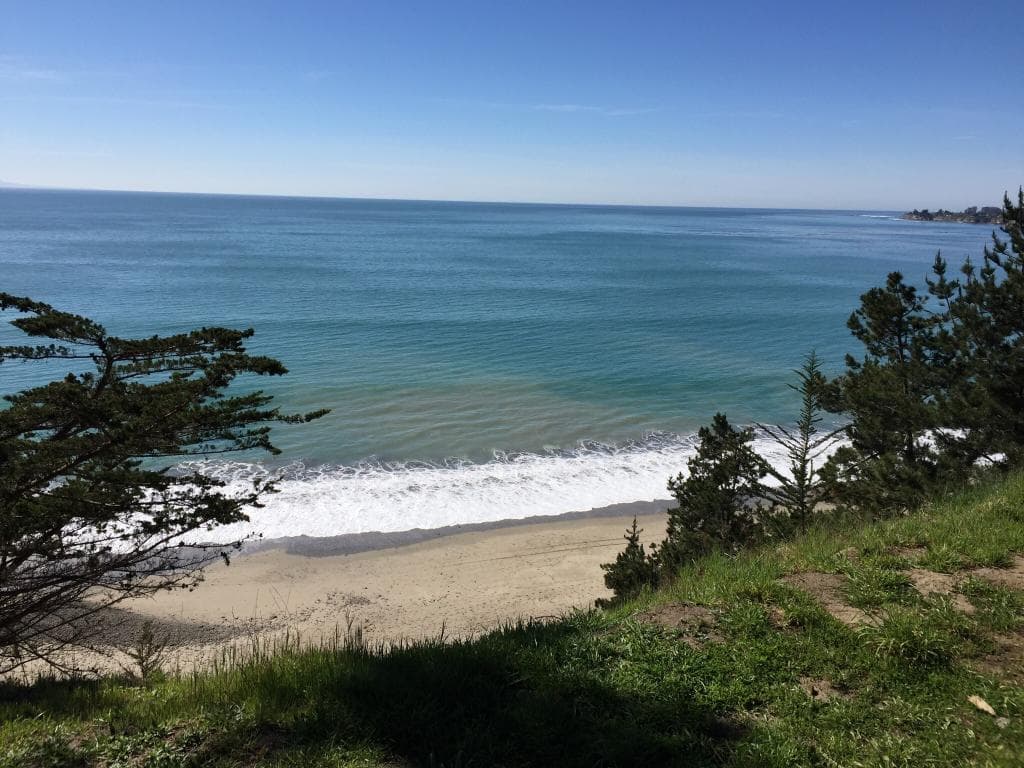 Pic taken from campground , not very busy , nice !!!