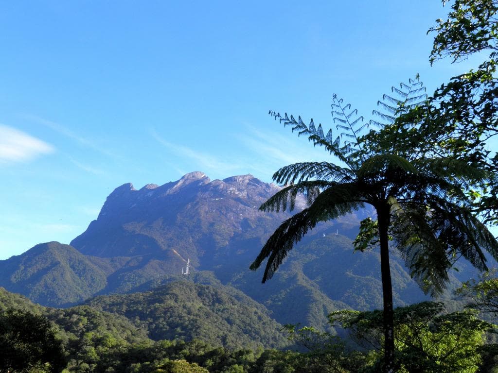 Mount Kinabalu in park