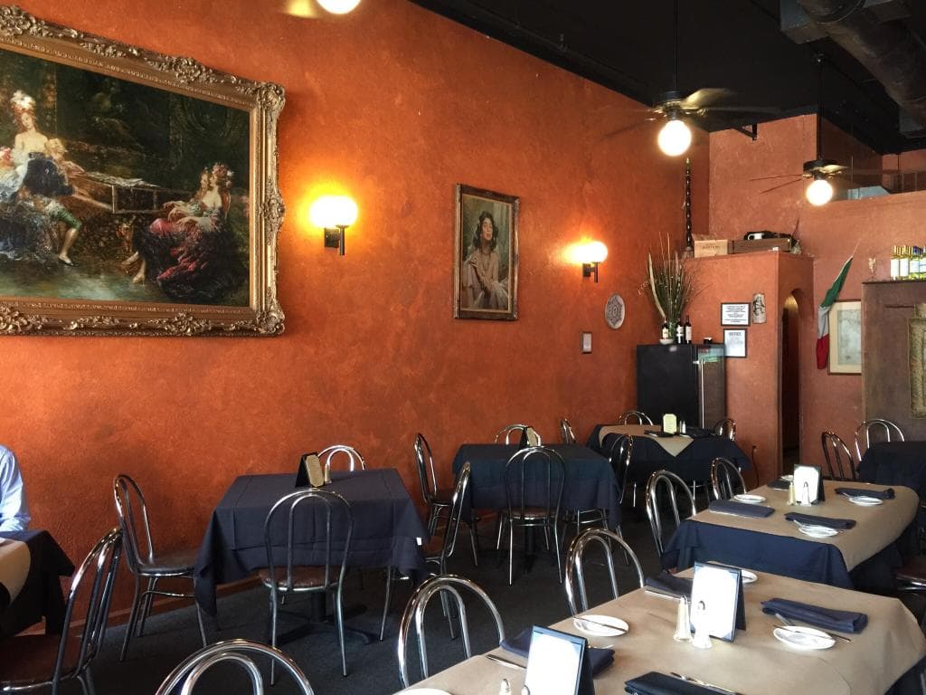 La Terraza Ristorante's decor is simple and warm.