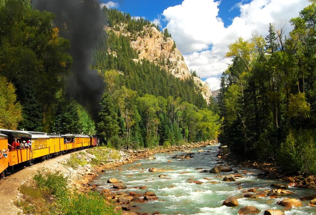 ALONG THE ANIMAS RIVER-D&S RR
