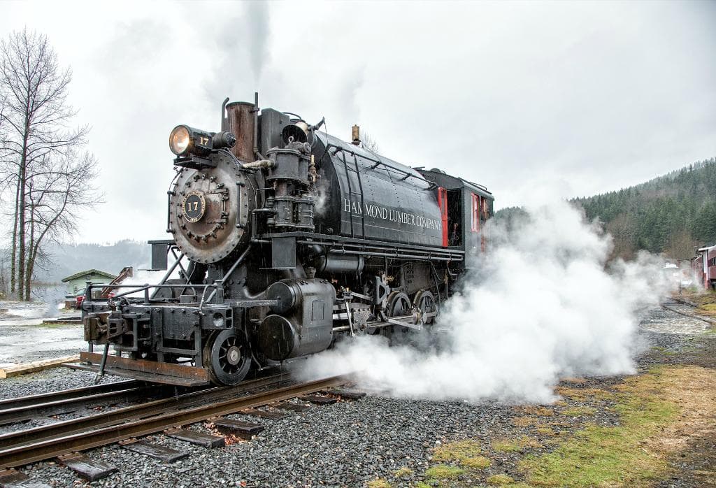 Photo of Mt. Rainier Scenic Railroad courtesy Allen's Photographic