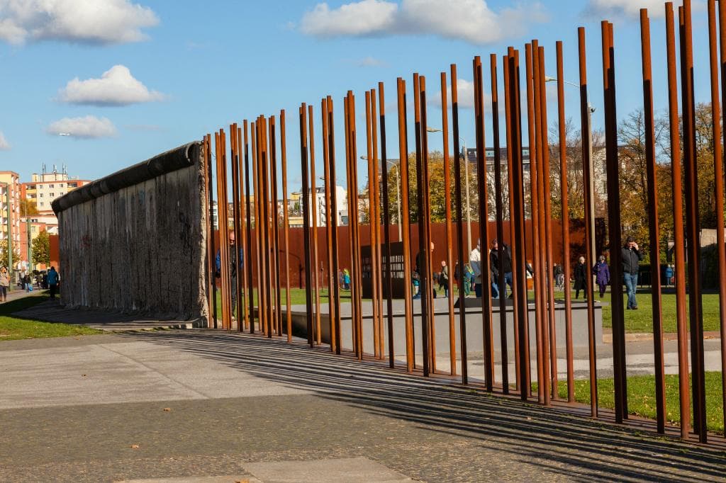 Replicated course of the Berlin Wall © Berlin Wall Foundation, J. Hohmuth