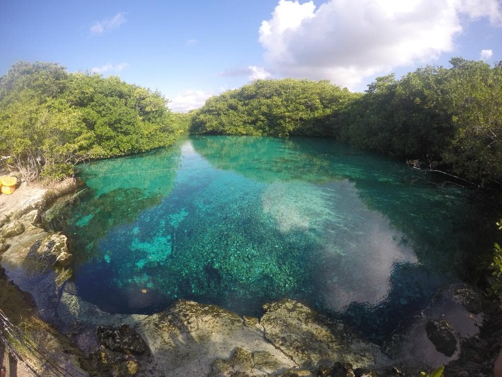 Casa Cenote from above