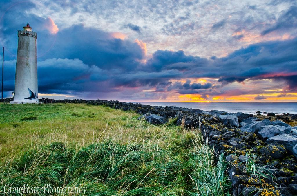 Sunset at Grotta Lighthouse, Craigfosterphotography.com