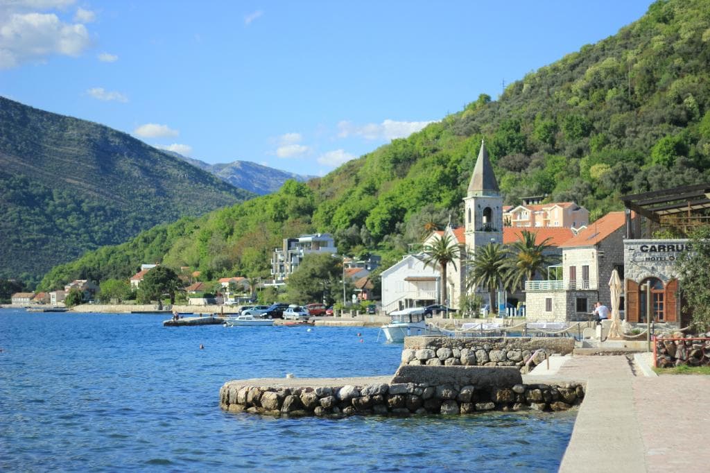 Beautifull Church of St. Roko in Donja Lastva