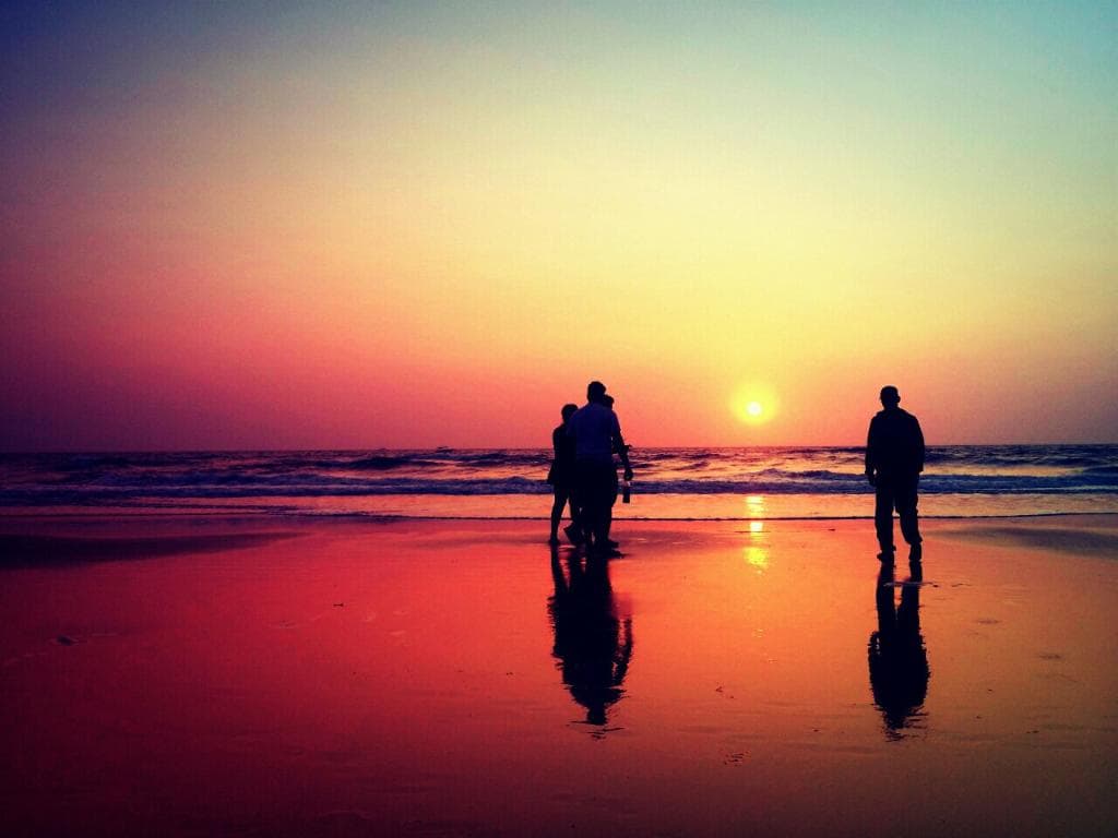 Varca beaxh sunset time  clicked on note 3
