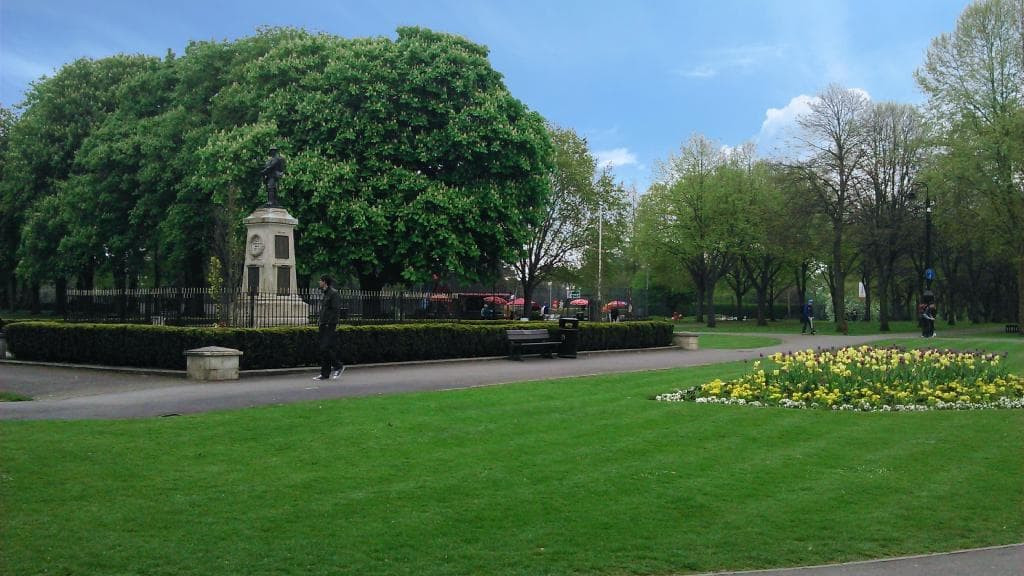 Panoramic from Town Hall to St Stephens Place - the Leisure Quarter