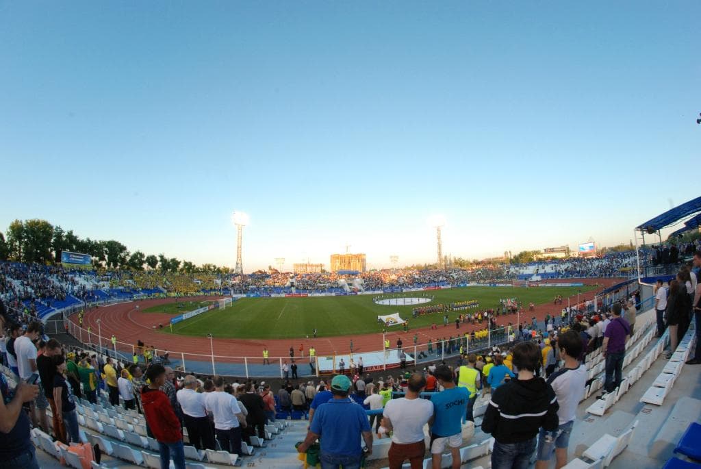Панорама стадиона на Финале Кубка России