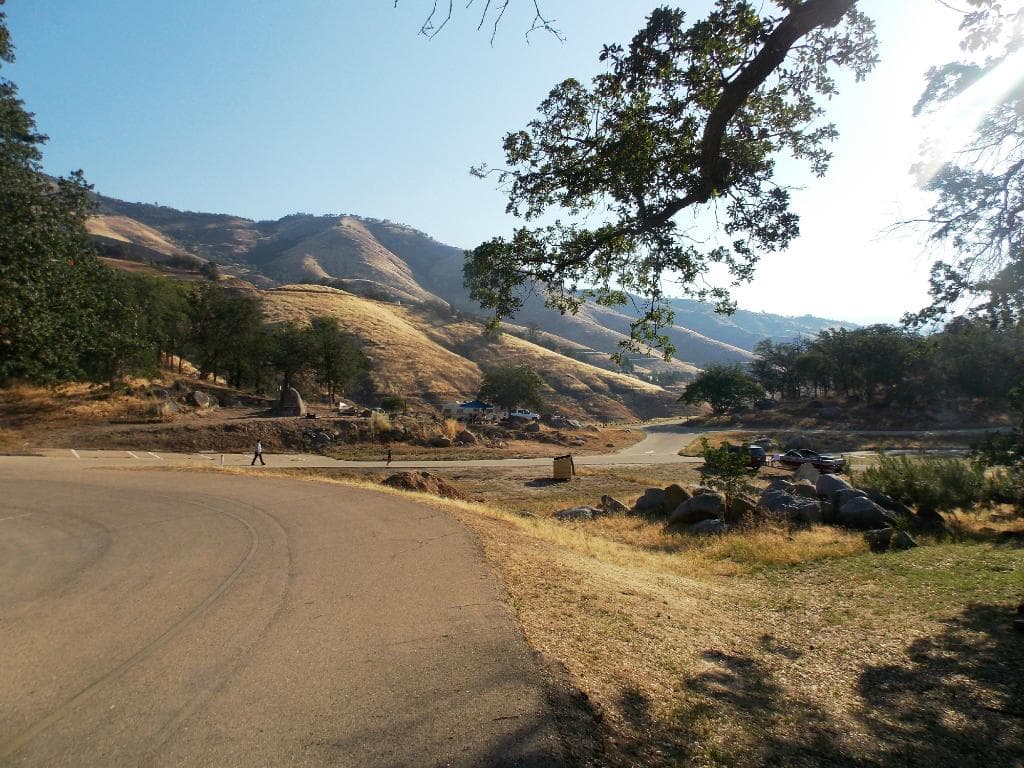 backside of campsite