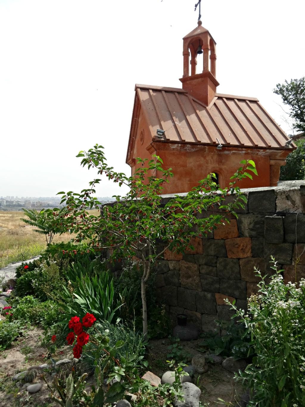 The chapel behind the hospital near Shengavit Settlement