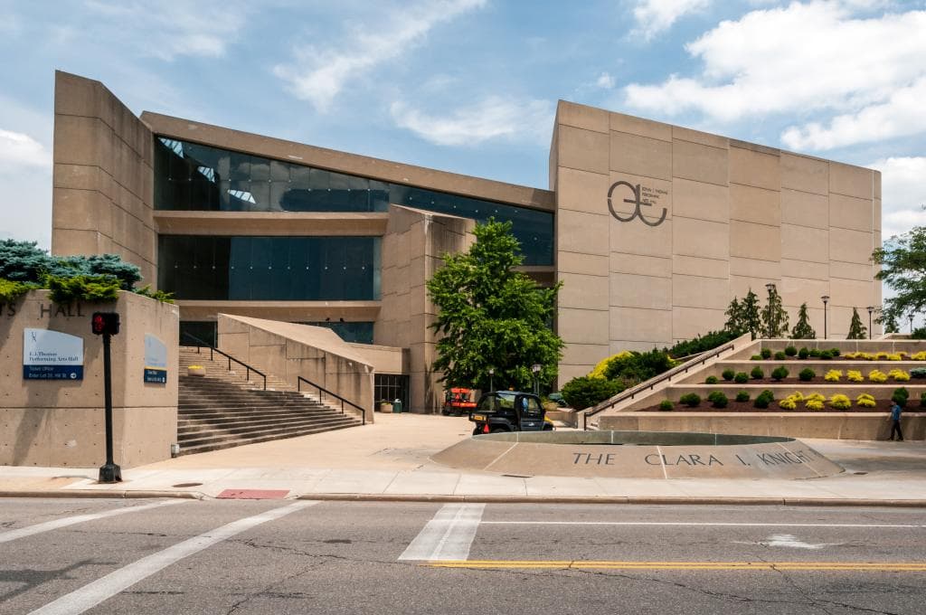 EJ Thomas Hall on the UA Campus