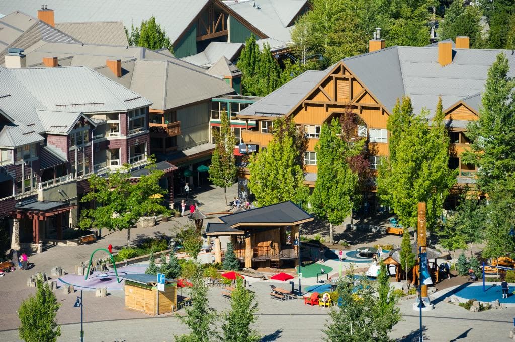 Accessible playground at Whistler Olympic Plaza. Photo: Mike Crane