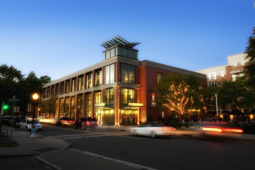 Princeton Public Library, as seen from Hulfish Street in Princeton.