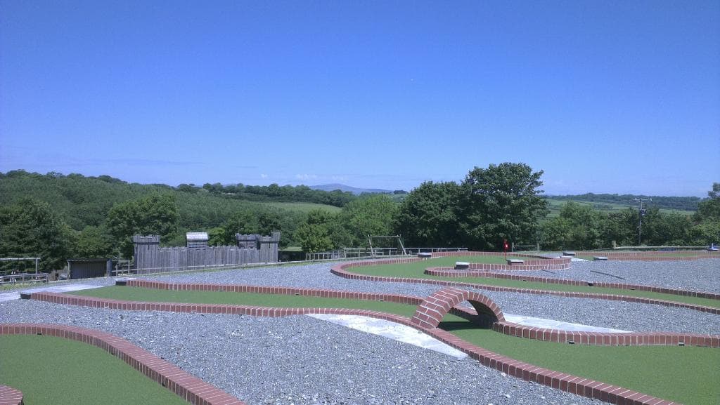 View from the mini golf