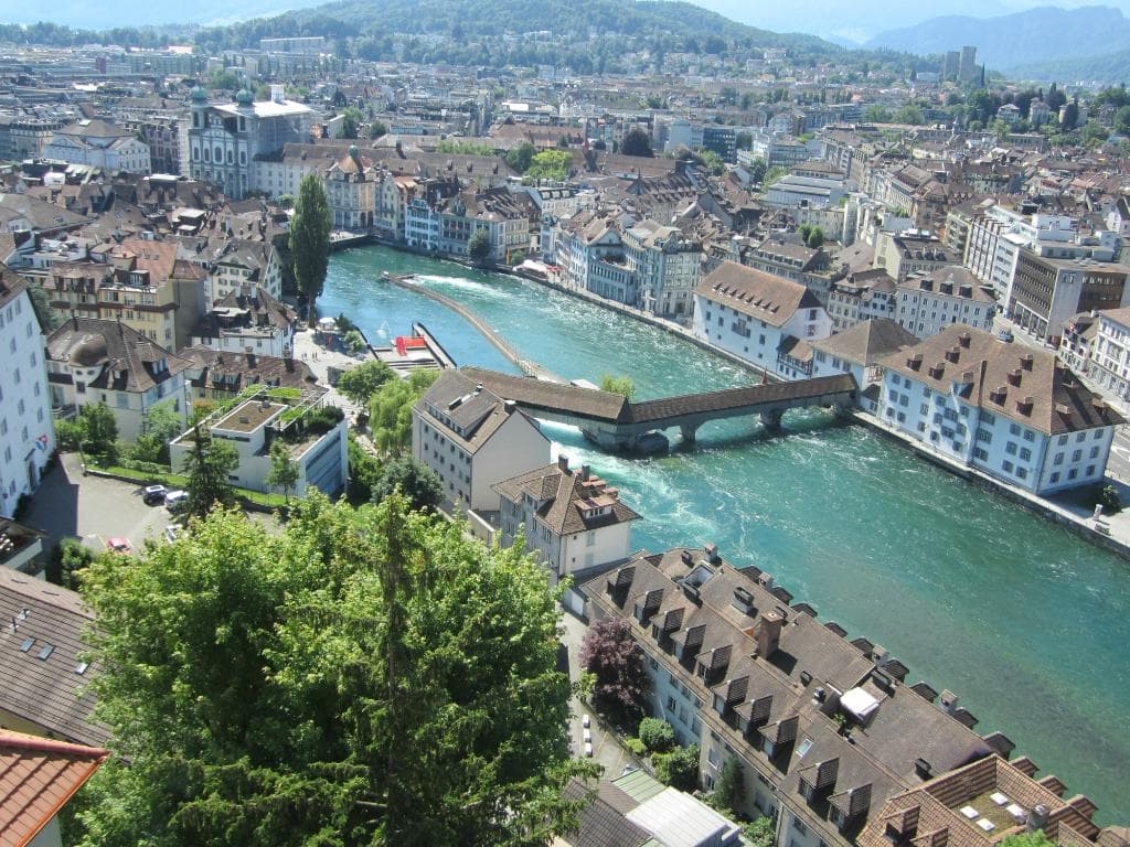 The view from the ramparts