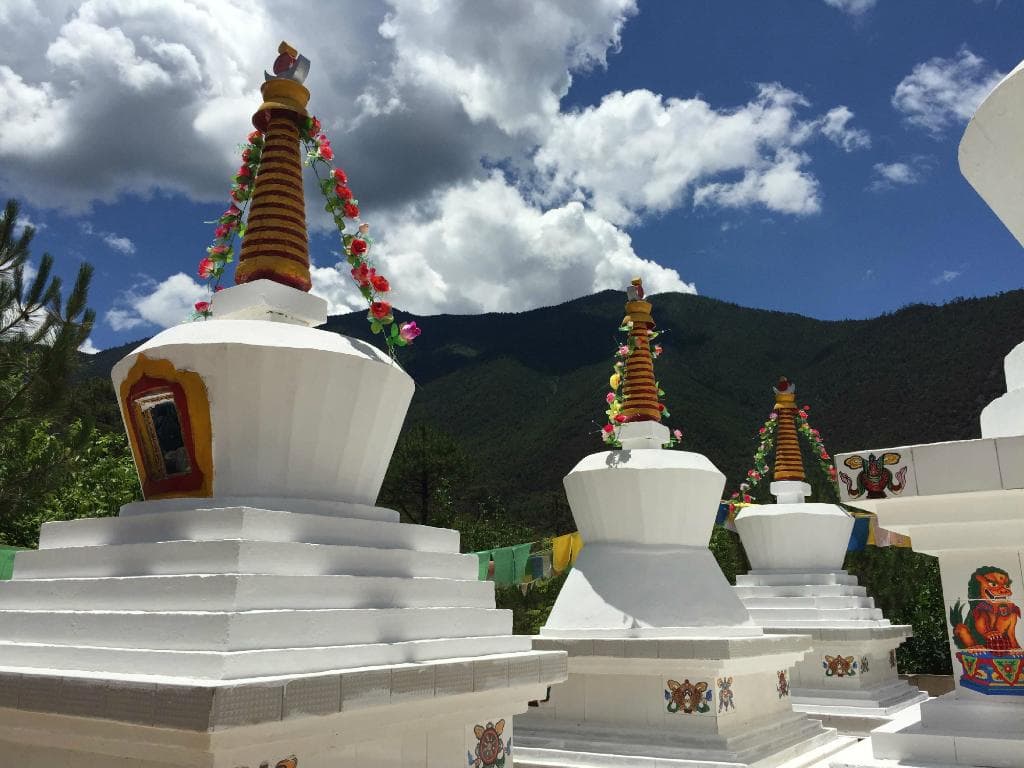 One of the village shrines