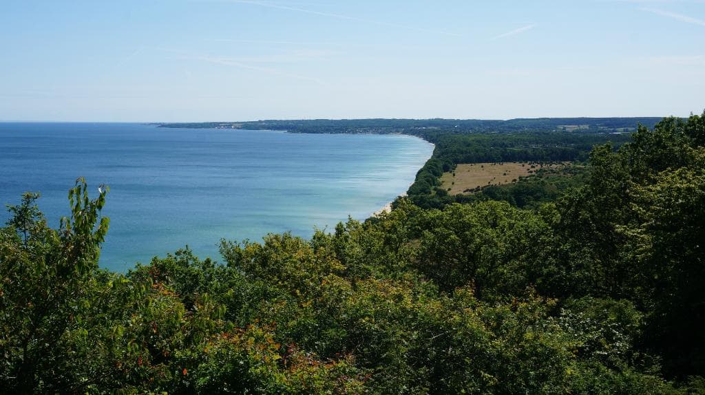 View from one of the "heads"