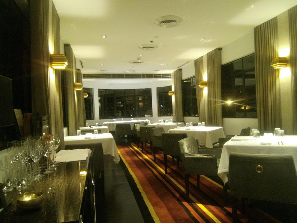 The upstairs portion, which wasn't being used at the time