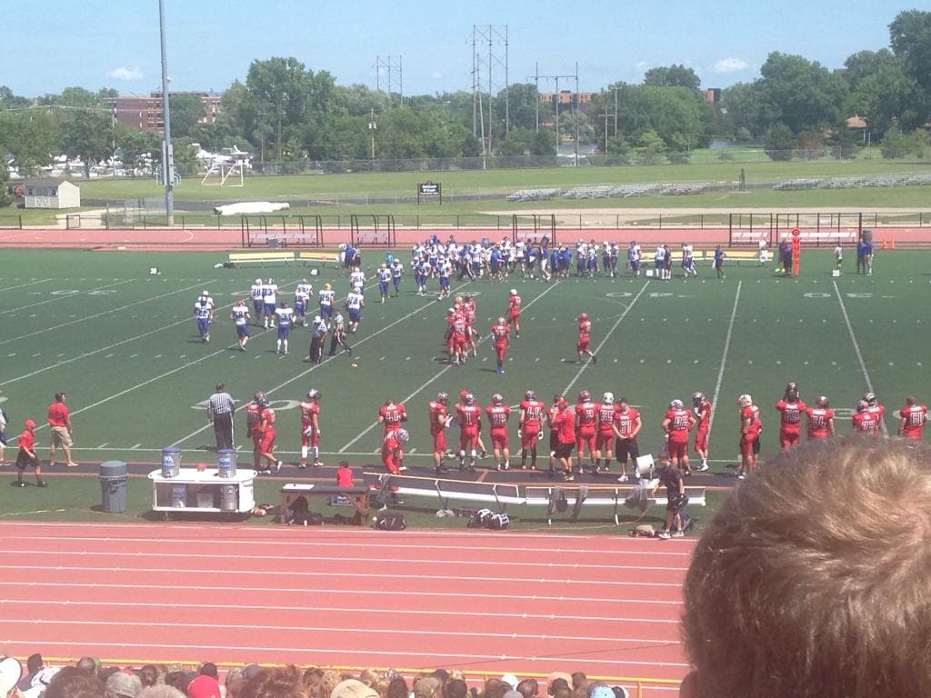 UWOshkosh host the all-star football game to raise money for the children's hospital