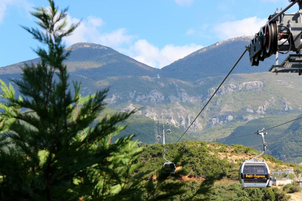 View from the lower station