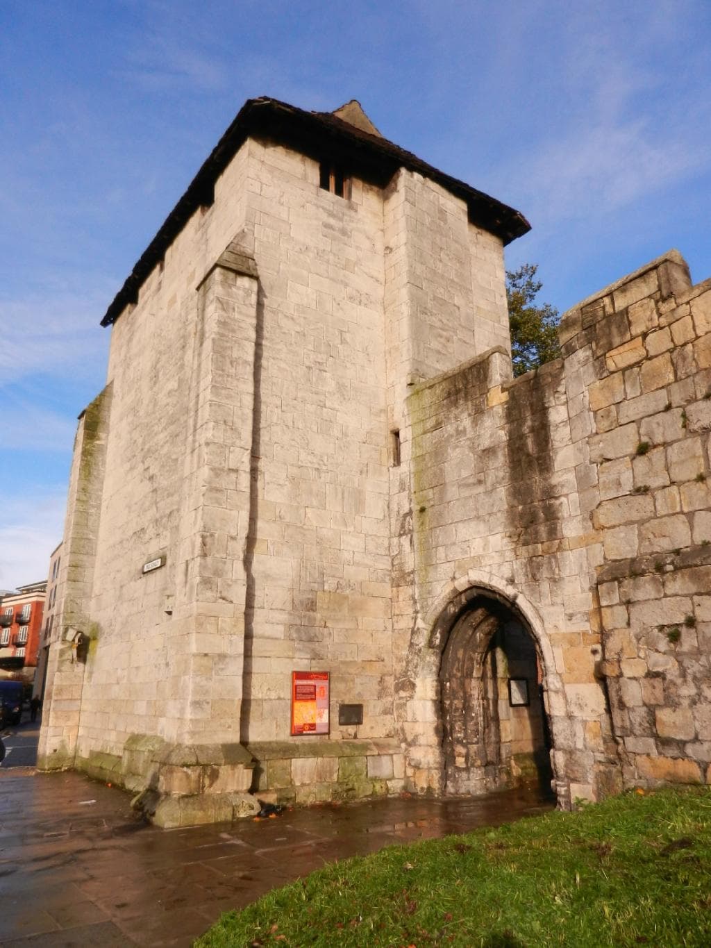 The tower and its Postern Gate