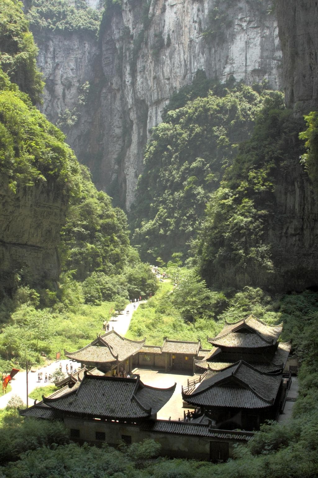 Reconstructed ancient horse stable