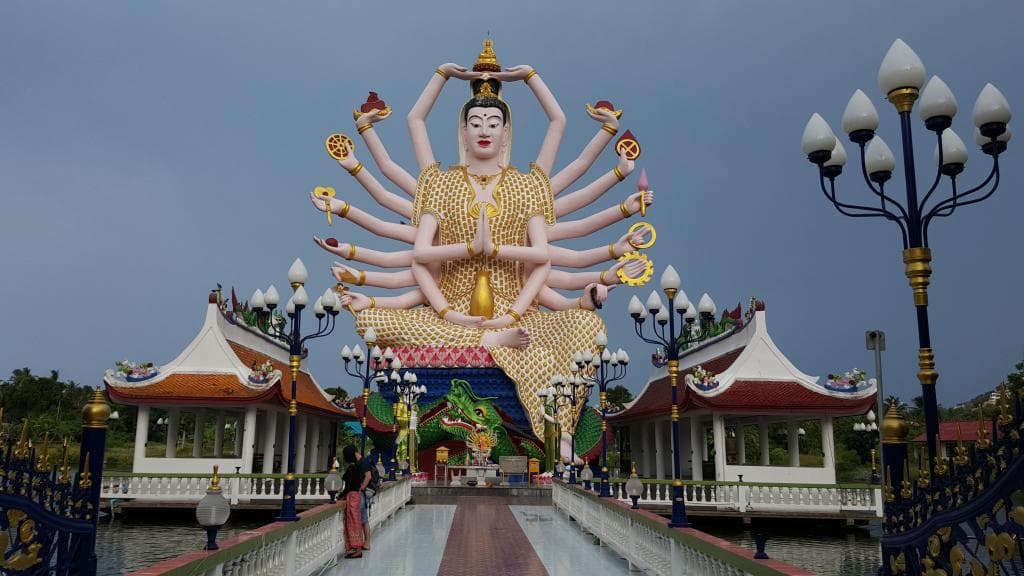 Temple in Wat Plai Laem