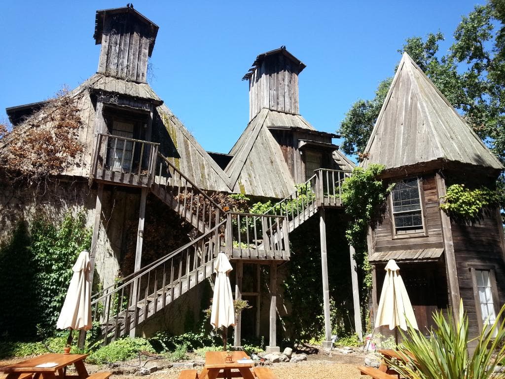 Original building at Russian River Vineyard