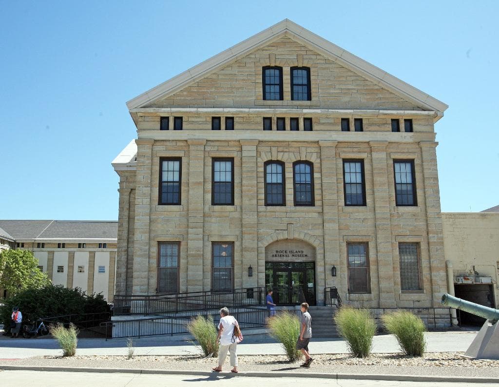View of the main entrance.