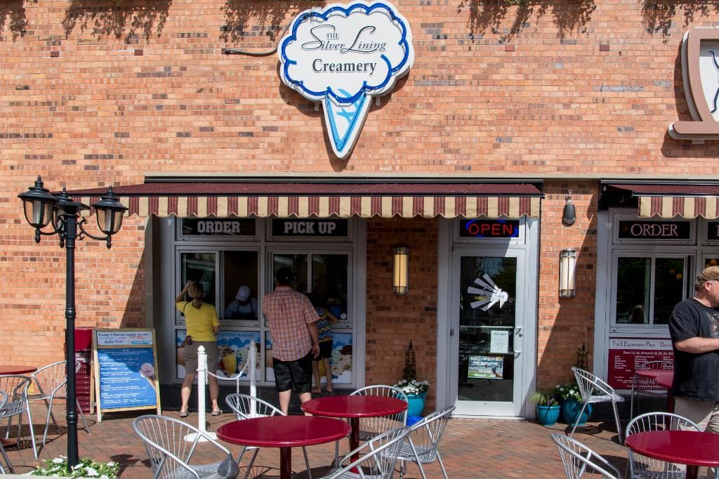 Ice Cream Store front...through that door is yum