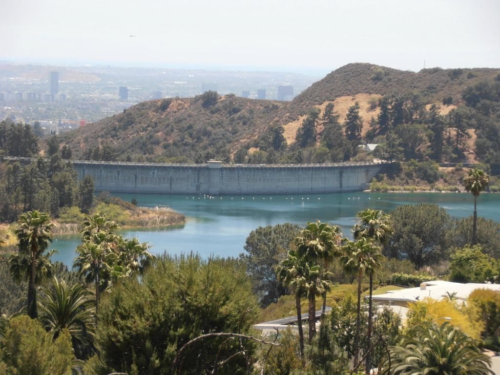 View over the Hollywood Reservoir