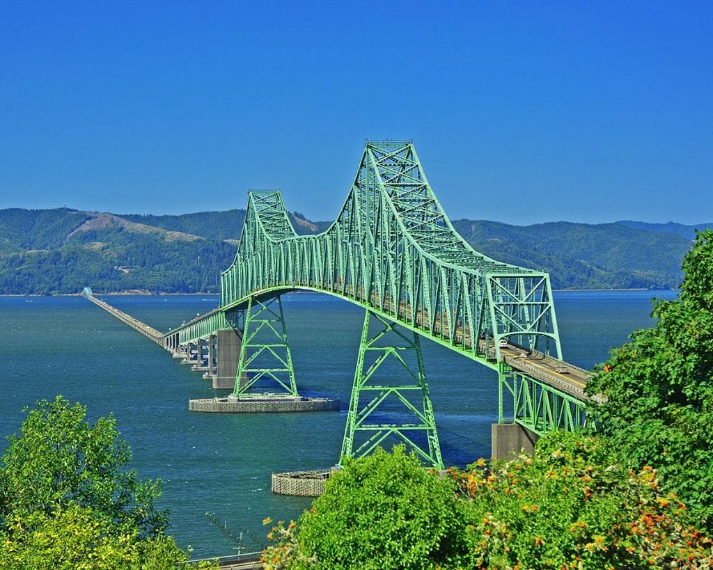 Longest  Continuous Cantilever Though-Trus Bridge in the World