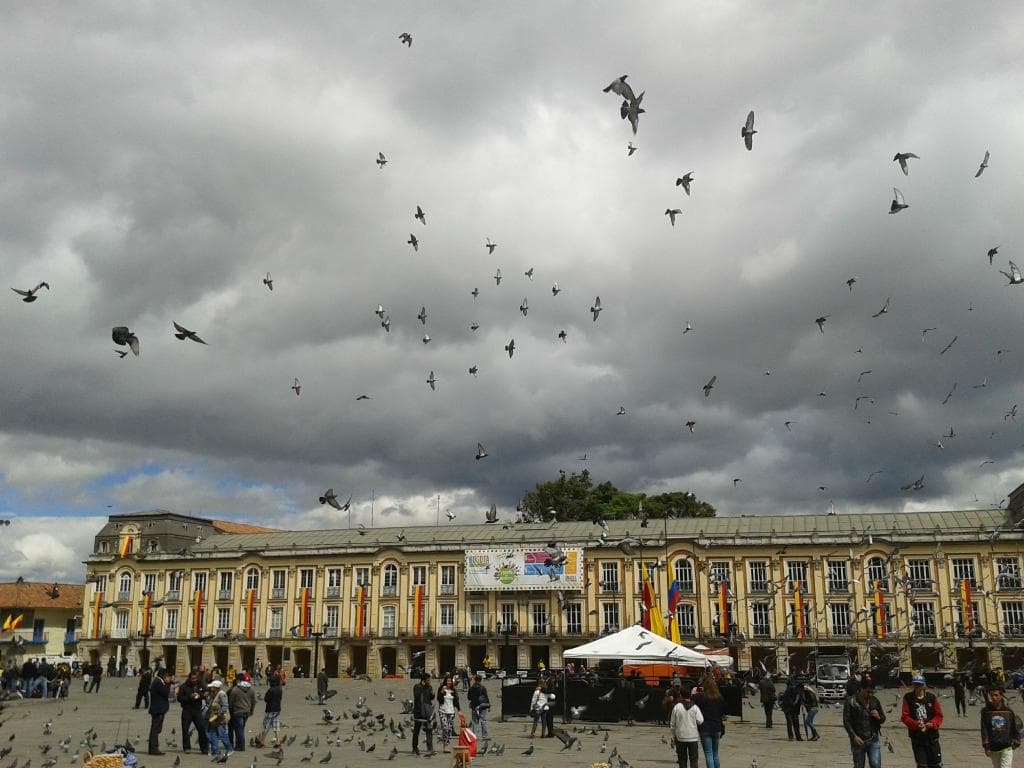 Vista del Palacio de Liévano.