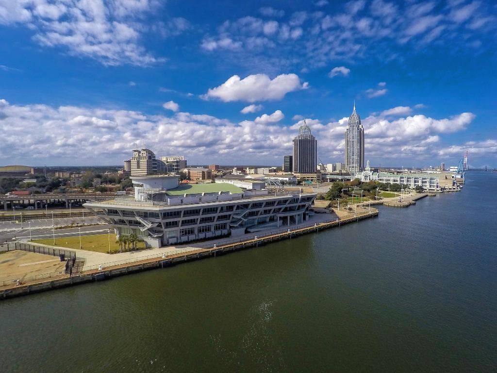 GulfQuest on the Mobile Riverfront