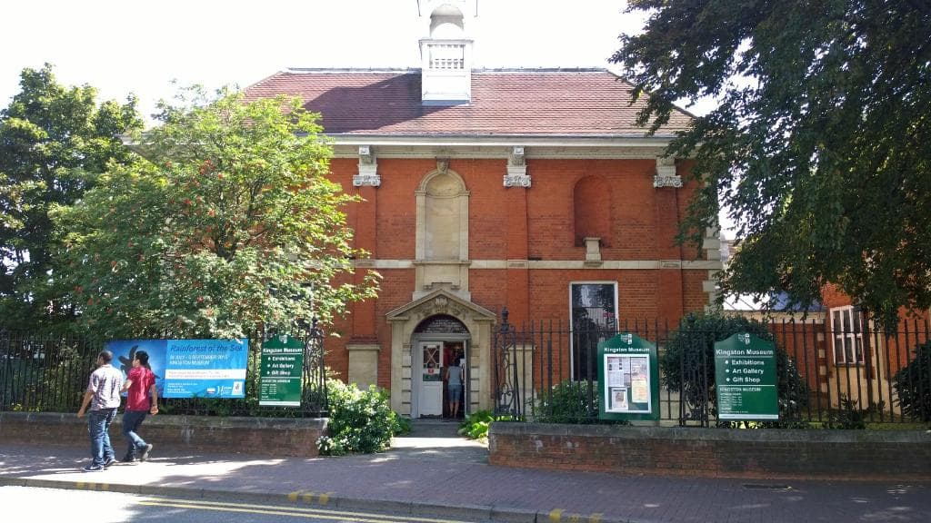 on a busy road, just out of town, the museum is easy to miss