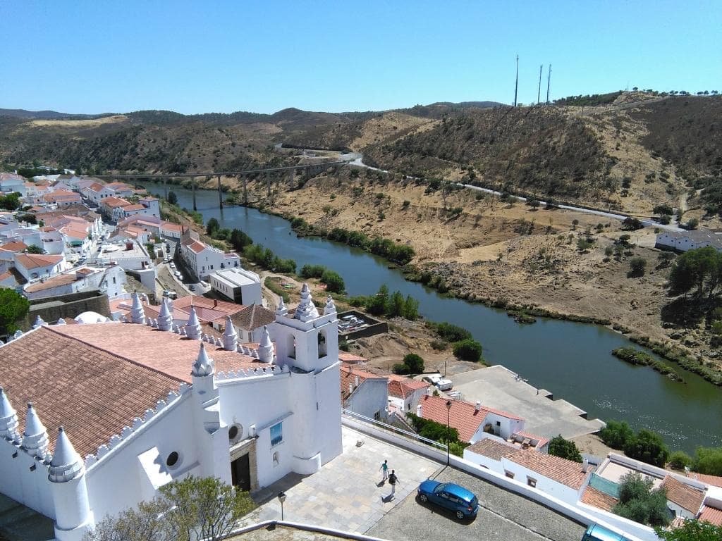 Vistas castelo de Mértola