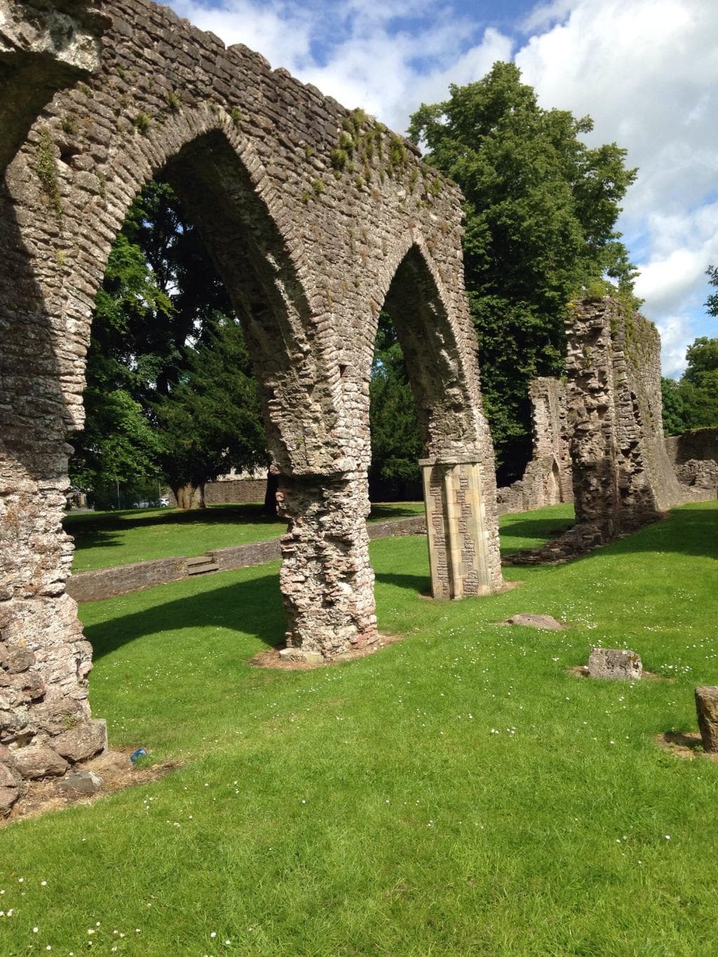 We had a lovely time exploring around the Friary. There is quite a lot remaining. Beware of brok