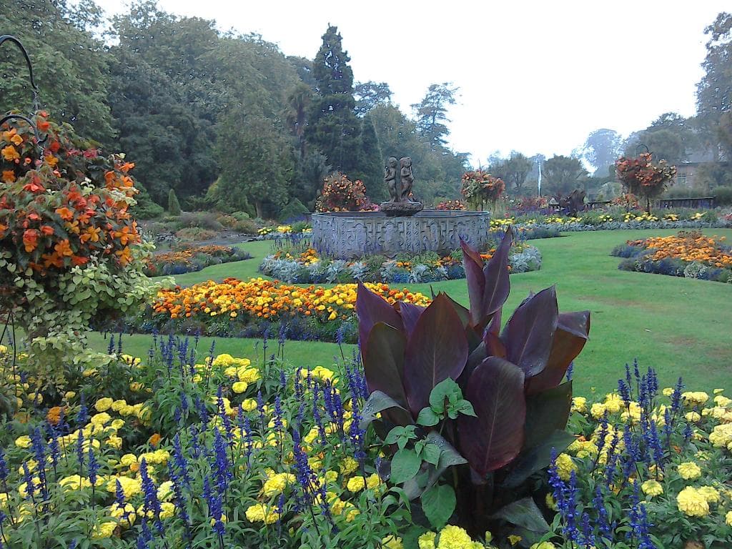 Formal garden.