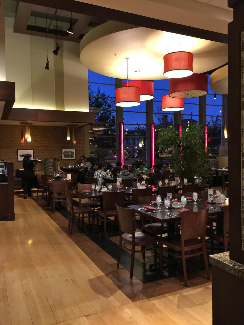 The main dining area