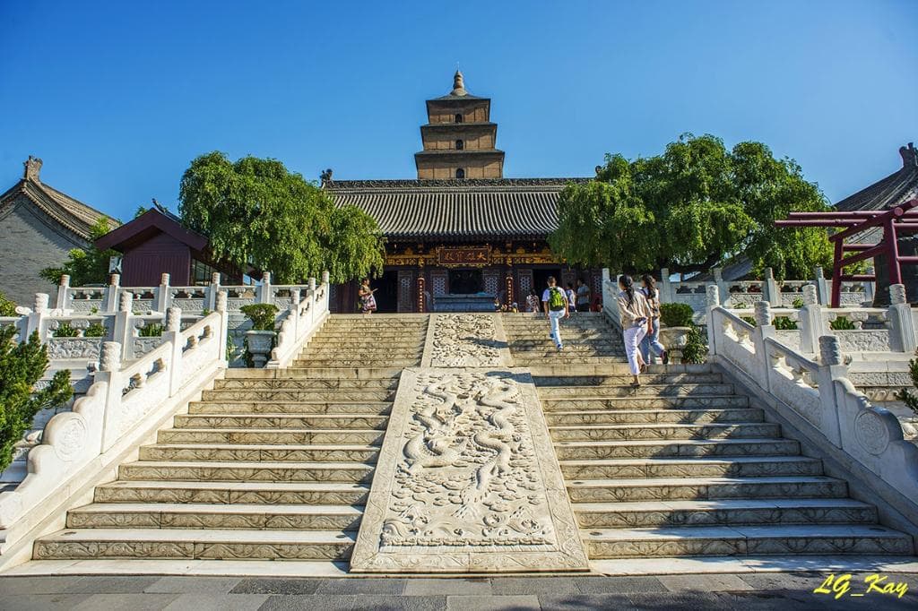 A good view of the complex