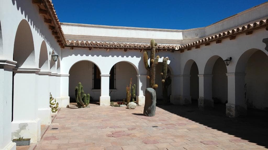 Uno de los patios del Museo