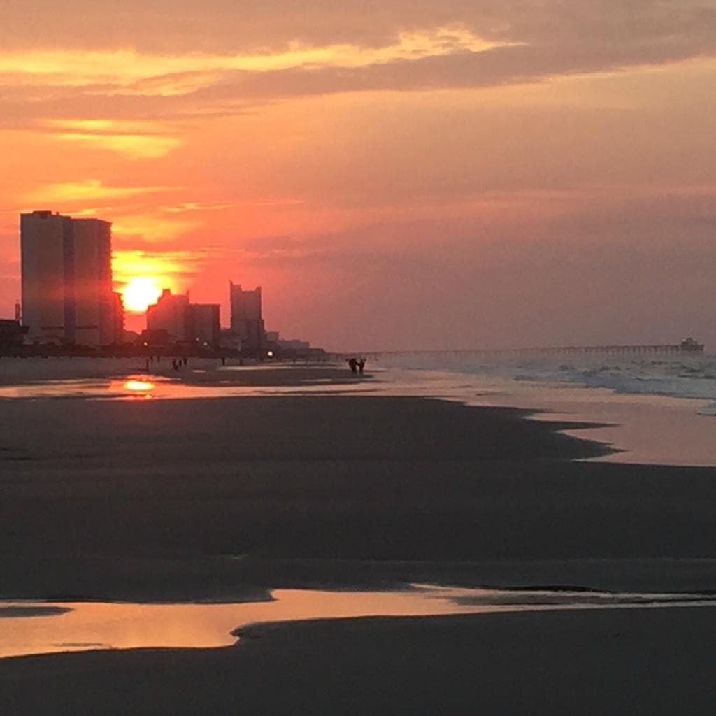 Sunrise on Ocean Drive Beach