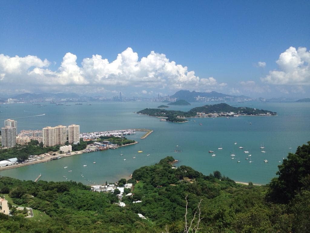 Lantau Island about 20 min by ferry from HK pier, beach resort , the St-tropez for chinese or fo